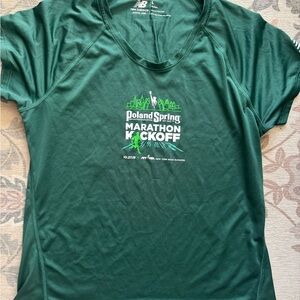 New Balance Dark Green Marathon NYRR Kickoff Women's Tee